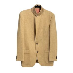HUDSON’S London Men’s Vintage Camel Hair Blazer Camel 42